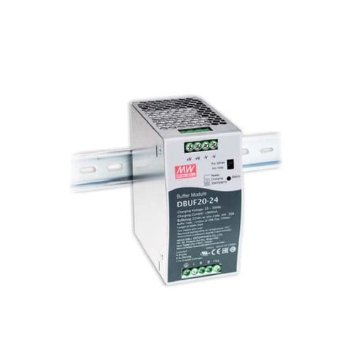 Módulo tampon para alimentación eléctrica DC en riel DIN - DBUF40 - Mean Well