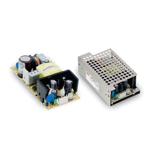 Alimentación eléctrica chasis abierto - EPS-65 series - Mean Well - con formato 2" x 4" / AC/DC / de salida simple