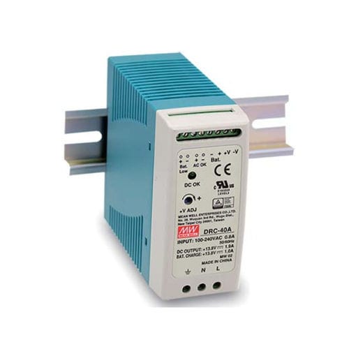 Alimentación eléctrica en riel DIN - DRC-40 series - Mean Well - AC/DC / de salida simple / con protección contra cortocircuitos
