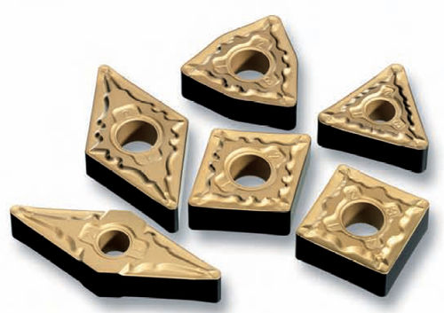 Plaquita de torneado de carburo - MP-BREAKER - MITSUBISHI MATERIALS - para hierro fundido / cuadrada / triangular