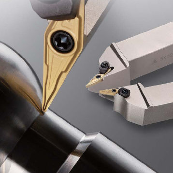 Herramienta de torneado exteriores - B126 - MITSUBISHI MATERIALS - con plaquitas de corte