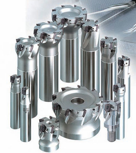 Fresa de dos cortes - APX3000/4000 series - MITSUBISHI MATERIALS - de plaquita / para planear / para aluminio