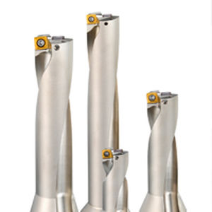 Broca de plaquitas intercambiables - MVX series - MITSUBISHI MATERIALS - multiusos / de carburo / de alta productividad