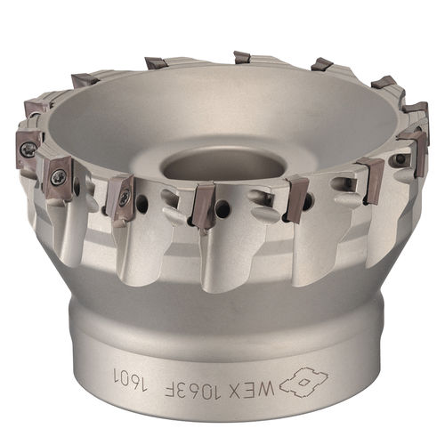 Fresa de plaquitas intercambiables - WEX10 series - SUMITOMO ELECTRIC Hartmetall GmbH - de ángulos / modular / para corte