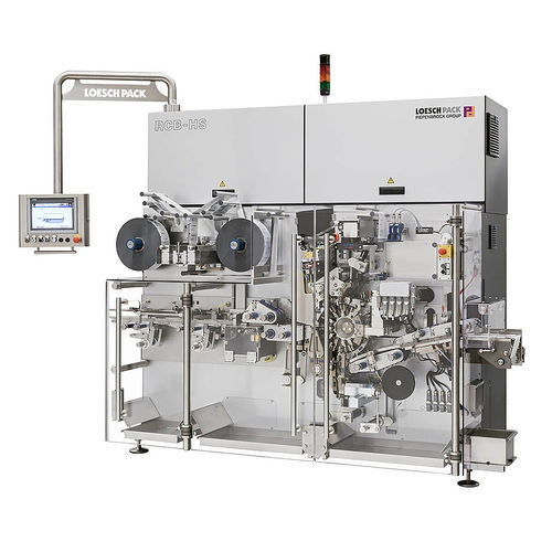 Máquina de embalaje de film plegado - RCB - LOESCH Verpackungstechnik GmbH + Co. KG - automática / compacta / para producto de chocolates
