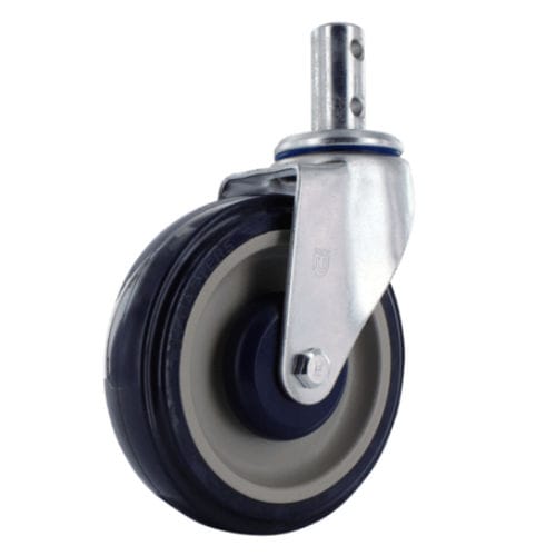 Ruedecilla giratoria - Z20R154CLDE - P&H Casters - con vástago / de acero / de nailon