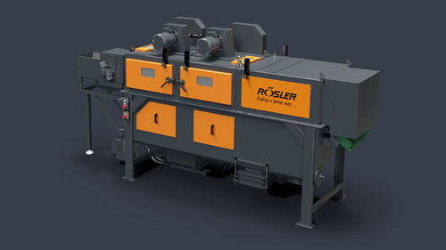 Granalladora de banda - RSBS  - RÖSLER OBERFLÄCHENTECHNIK - para piezas de plástico / automática
