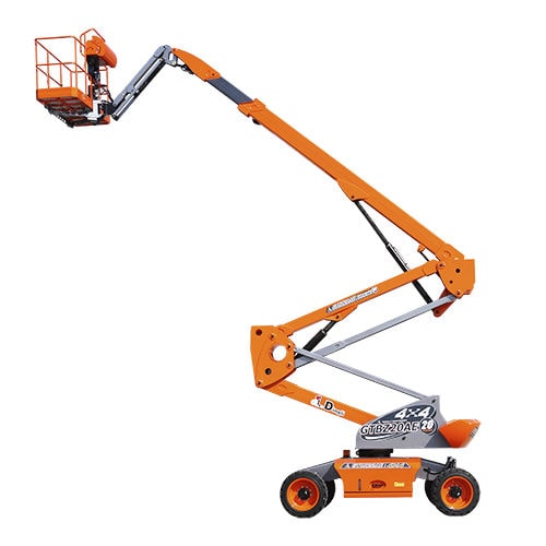 Cesta articulada autopropulsada - GTBZ20AE - Zhejiang Dingli Machinery Co,Ltd - alimentada por batería