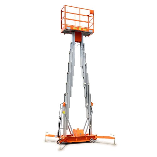 Cesta vertical autopropulsada - GTWY12-2000 / GTWY10-2000 / GTWY8-2000 - Zhejiang Dingli Machinery Co,Ltd - alimentada por batería