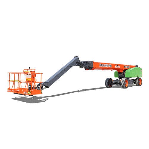 Cesta telescópica móvil - BT44ERT - Zhejiang Dingli Machinery Co,Ltd - contenedor / eléctrica / compacta