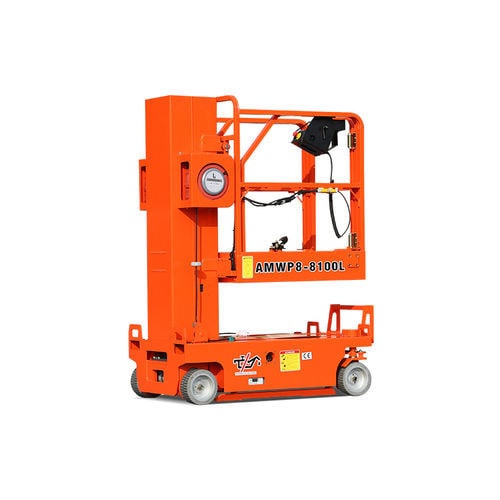 Cesta vertical móvil - AMWP8-8100L - Zhejiang Dingli Machinery Co,Ltd - eléctrica / hidráulica