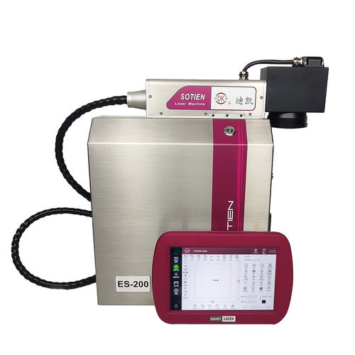 Máquina de marcado láser de fibra - DES-200 series - Shanghai Dikai Coding Industry Co., Ltd - para aluminio / integrable / de códigos de barras