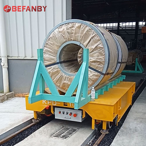 Carro de transferencia sobre railes para bobinas - KPX-Coil Series - BEFANBY - para cargas pesadas