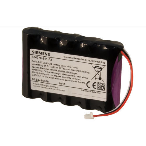 Batería litio - BAT3.6-10 - Siemens Fire Safety - cilíndrica / rectangular