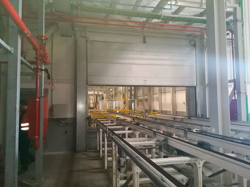 Puerta de cinta transportadora - Talleres Alfa Torres - de metal / industrial / de seguridad