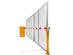 Barrera de estacionamiento - BLG 76 - AUTOMATIC SYSTEMS - levadiza / con reja metálica