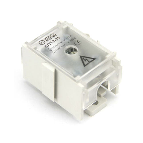 Bloque de conexión en riel-DIN - JUT13 series - Utility Electrical Co., Ltd. - para barra colectora / con tornillo / de corriente fuerte