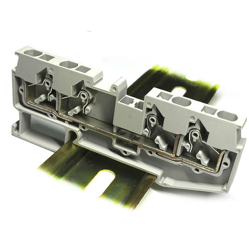 Bloque de conexión en riel-DIN - JUT14 series - Utility Electrical Co., Ltd. - push-in / de muelle