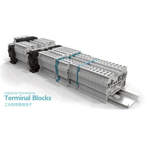 Bloque de conexión en riel-DIN - JUT3 series - Utility Electrical Co., Ltd. - para conexión con muelle / sin tornillos / de material plástico