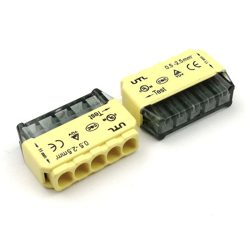 Bloque de conexión push-in - UC41-05-GN - Utility Electrical Co., Ltd. - sin tornillos / de muelle / con conexión rápida