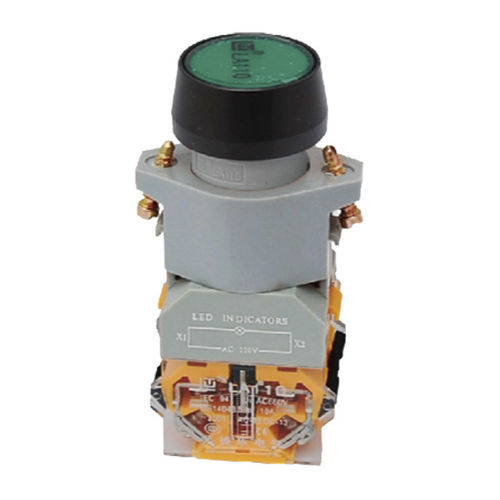 Botón pulsador táctil - LA110-A2-D, LA110-A1-TD series - Utility Electrical Co., Ltd. - con contactos de plata / de corte / con indicador luminoso