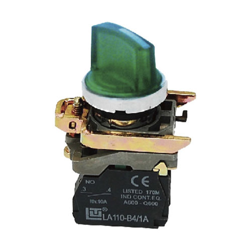 Interruptor rotativo - LA110-B4-BK1 series - Utility Electrical Co., Ltd. - bipolar / IP40 / con luz
