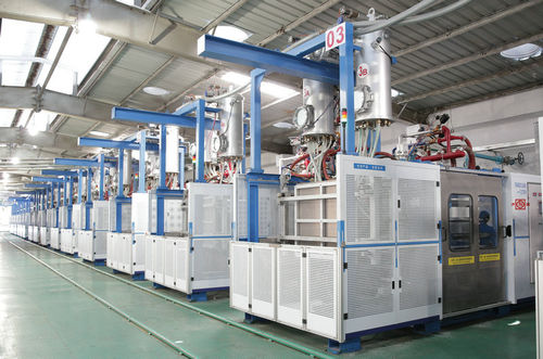 Moldeadora de espuma plástica - SPZ1270-1470FH - Hangzhou Fangyuan Plastics Machinery Co.,Ltd - para EPS / para polipropileno expandido / controlada por PLC