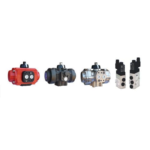 Actuador para válvula neumático - ABV - rotativo / IP65 / de acero inoxidable