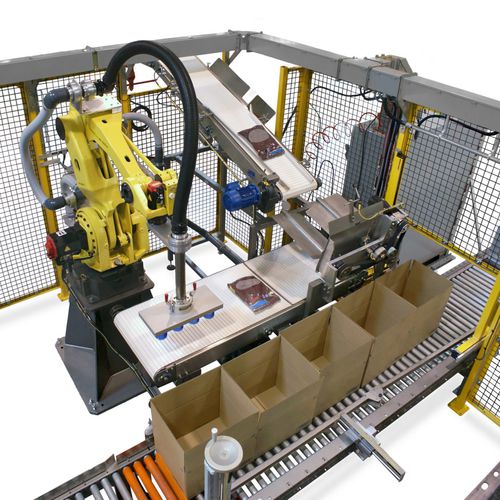 Encajadora robotizada - LRC-500 - Mpac Langen - de carga superior / para alimentos / para aplicaciones médicas