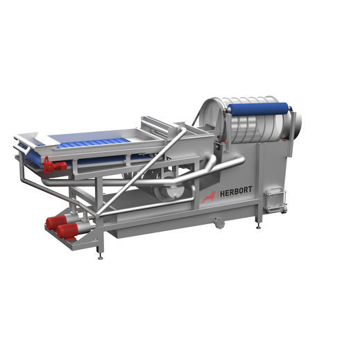 Lavadora agroalimentaria de flotación - 37 - Herbort - para verdura / automática / de banda