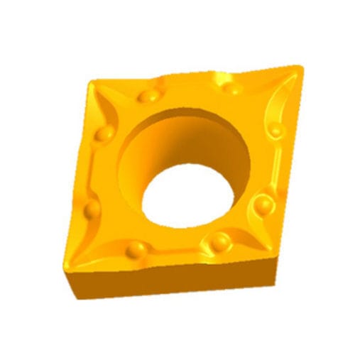 Plaquita de corte de torno - CCMT-OTF  - OKE Precision Cutting Tools Co., Ltd. - de carburo / de acero / con rompevirutas