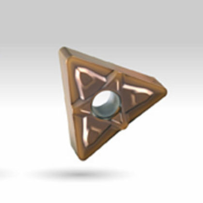Plaquita de corte de acabado - OP1515 - OKE Precision Cutting Tools Co., Ltd. - de hojas / para acero inoxidable / triangular