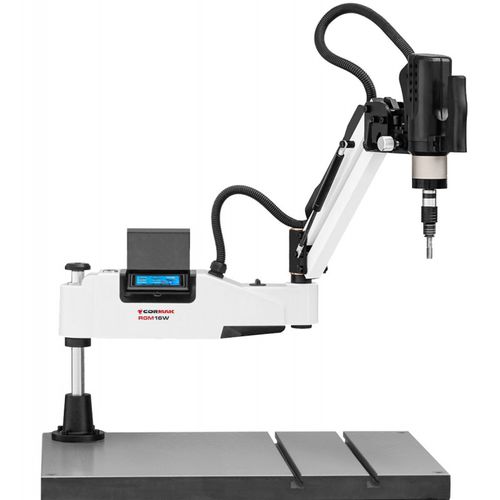 Máquina de roscado con brazo articulado - RG16 - Cormak - manual / automática