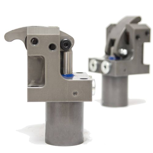 Brida articulada hidráulica de doble efecto - ISJC series - Inosol - a prueba de abrasión / resistente a la corrosión
