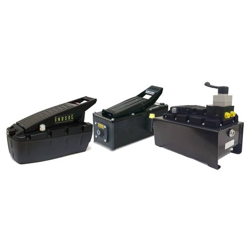 Bomba hidráulica hidroneumática - IAHP series - Inosol - de pistón / con pedal / compacta