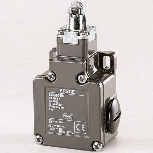Interruptor de final de carrera para actuador - E30001BM - BREMAS BETTER SWITCHES - IP66 / de seguridad / con inmersor de rodillo