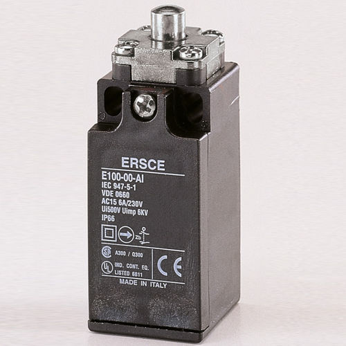 Interruptor de final de carrera para actuador - E10001AM - BREMAS BETTER SWITCHES - IP66 / de seguridad / con émbolo