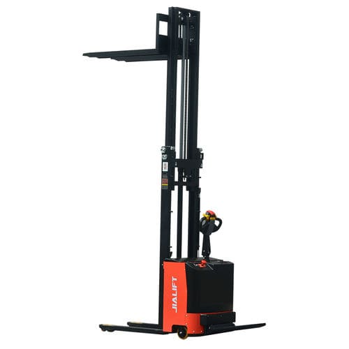 Apiladora eléctrica - CL10-15 series - Zhejiang Jialift Warehouse Equipment Co., Ltd - con plataforma para el operador / 24 V / de almacenamiento