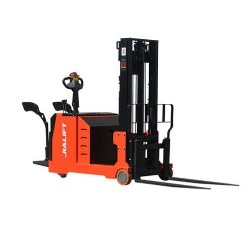 Carretilla elevadora eléctrica - E12 series - Zhejiang Jialift Warehouse Equipment Co., Ltd - para conductor de pie / de manipulación / con contrapeso