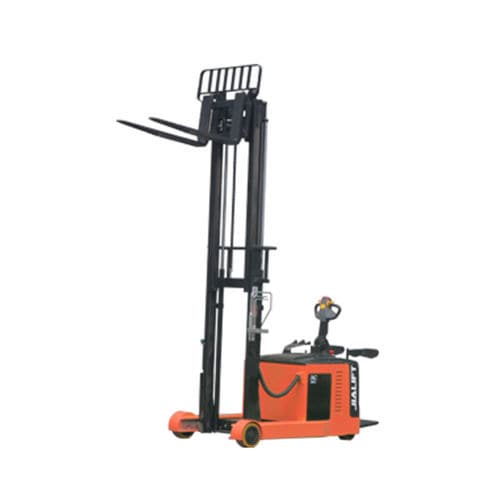 Carretilla retráctil eléctrica - Q20GA series - Zhejiang Jialift Warehouse Equipment Co., Ltd - para conductor de pie / de manipulación / de 3 ruedas
