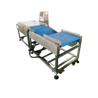 Clasificadora ponderal de paquetes - DHCW-700*500 - Zhuhai dahang intelligent equipment co., LTD - de mando / para alimentos / de cinta transportadora