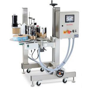 Etiquetadora automática - ML60 - Quadrel Labeling Systems - para botellas / para aplicación en el lateral del producto / para la industria de las bebidas