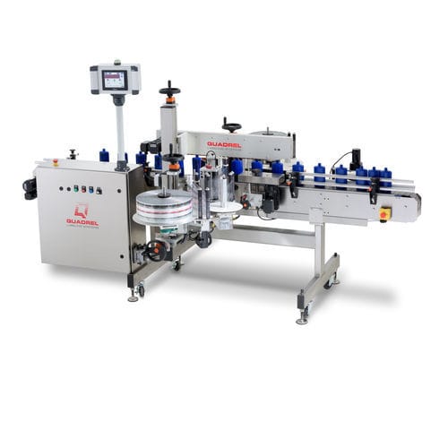Etiquetadora automática - TECHLINE FRONT/BACK - Quadrel Labeling Systems - para embalajes / para aplicaciones cosméticas / para la industria farmacéutica
