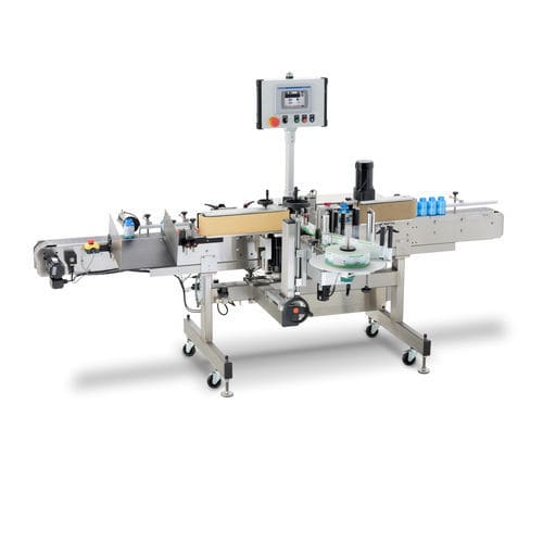 Etiquetadora controlada por PLC - TECHLINE WRAP - Quadrel Labeling Systems - para botellas / para embalajes / para aplicación en la parte inferior del producto