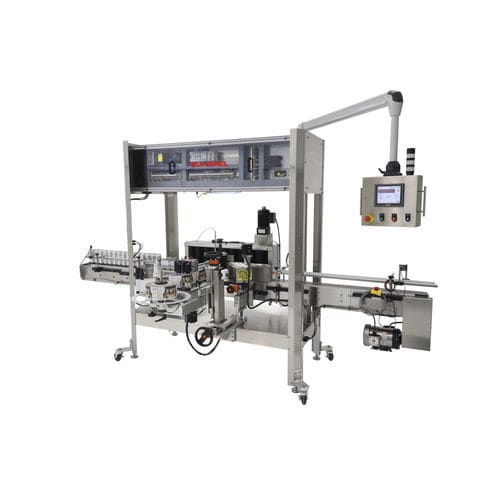 Etiquetadora controlada por PLC - ProLine - Quadrel Labeling Systems - para botellas / de latas / para aplicación en el lateral del producto