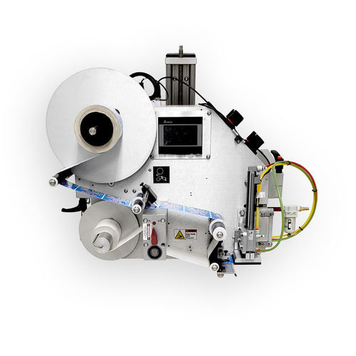 Aplicador de etiquetas controlado por PLC - Q44 - Quadrel Labeling Systems - para botellas / para embalaje / para aplicación en el lateral del producto