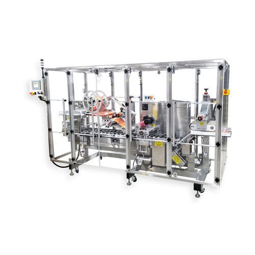 Etiquetadora automática - Quadrel Labeling Systems - para tuberías / para aplicación en el lateral del producto / wraparound