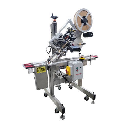 Aplicador de etiquetas controlado por PLC - Q105 - Quadrel Labeling Systems - para embalaje / para aplicación en el lateral del producto / para la industria del embalaje