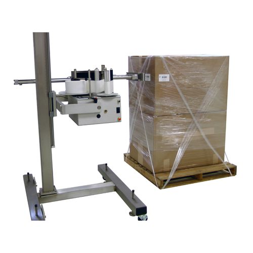 Etiquetadora controlada por PLC - Q34 - Quadrel Labeling Systems - para palés / para aplicación en el lateral del producto
