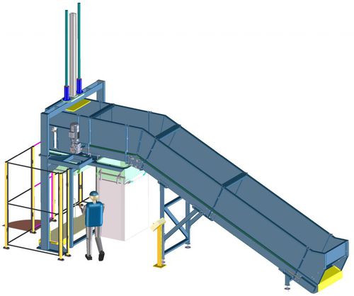 Estación de vaciado de big-bag - Valvan Baling Systems NV